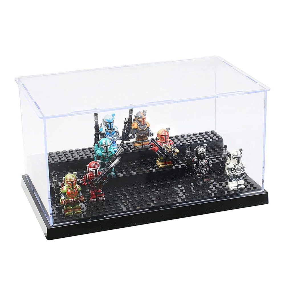 Displayboks for Lego-figurer 25,5 × 13,7 × 15,5 cm