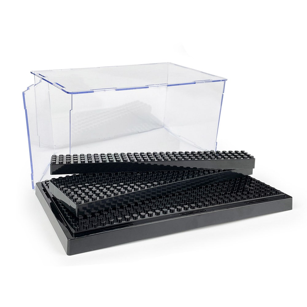 Displayboks for Lego-figurer 25,5 × 13,7 × 15,5 cm