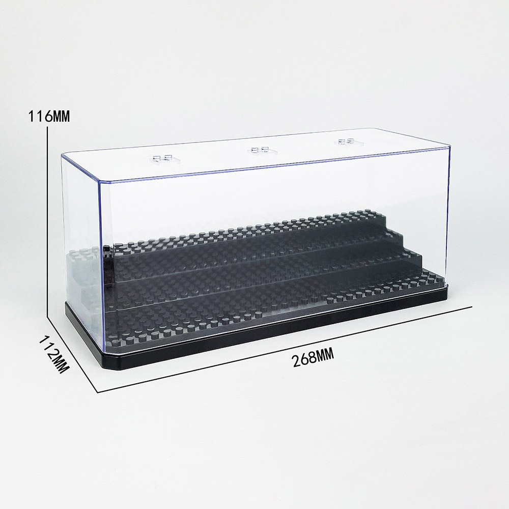Displayboks for Lego-figurer 26,8 × 11,2 × 11,6 cm