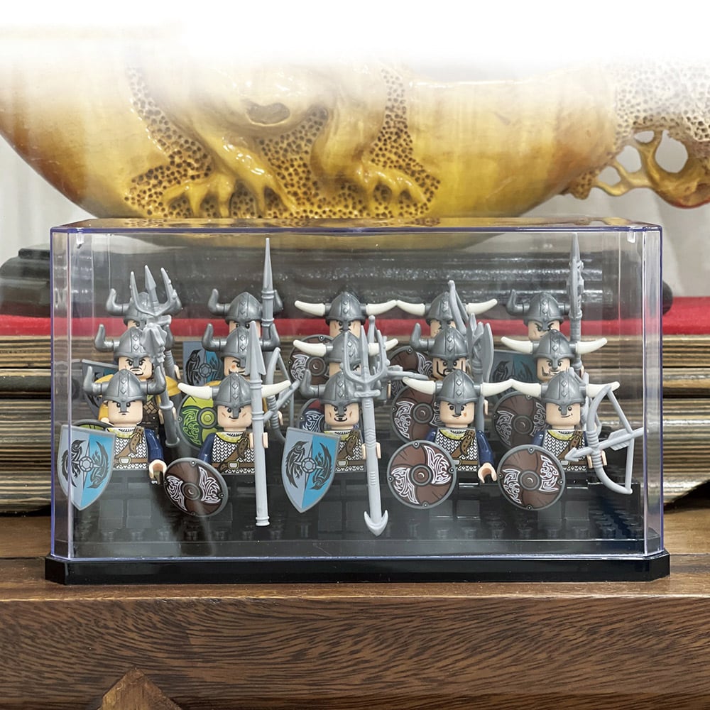 Displayboks for Lego-figurer 18 × 9,3 × 8 cm