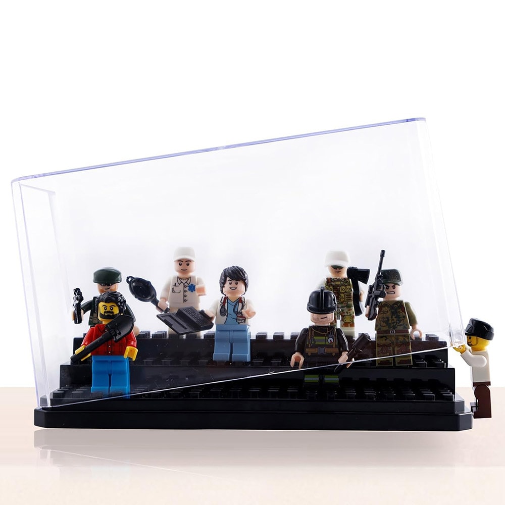 Displayboks for Lego-figurer 18 × 9,3 × 8 cm
