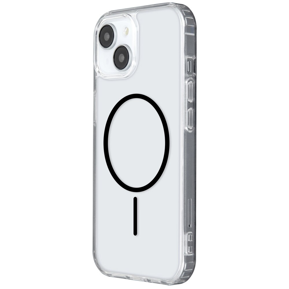 Tynt bakdeksel med MagSafe for iPhone 15 6,1" - Svart