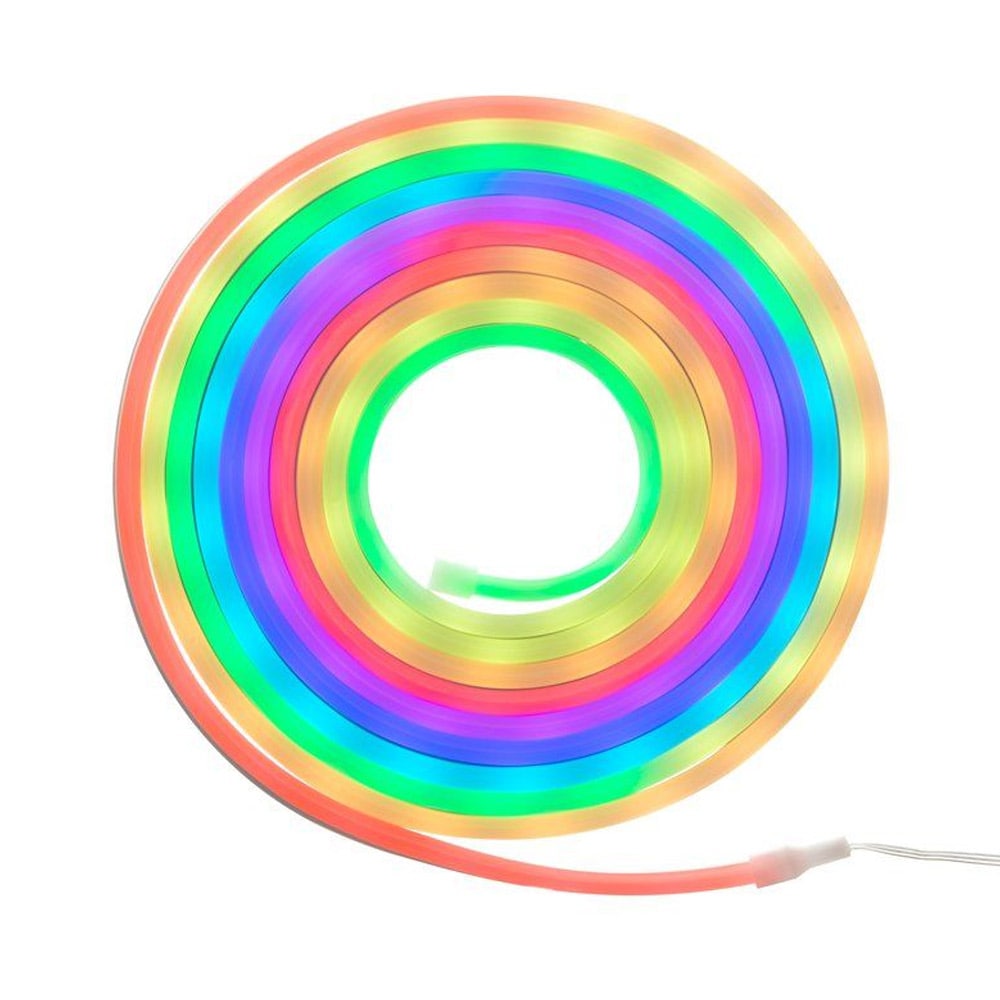 Neon LED-stripe med RGB-lys og fjernkontroll 5m
