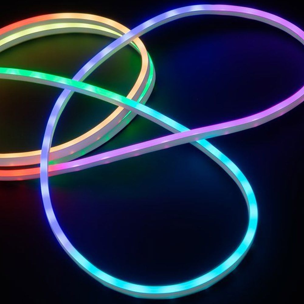 Neon LED-stripe med RGB-lys og fjernkontroll 5m