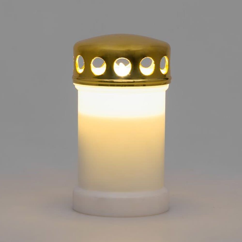 LED-gravlys med skumringsbryter