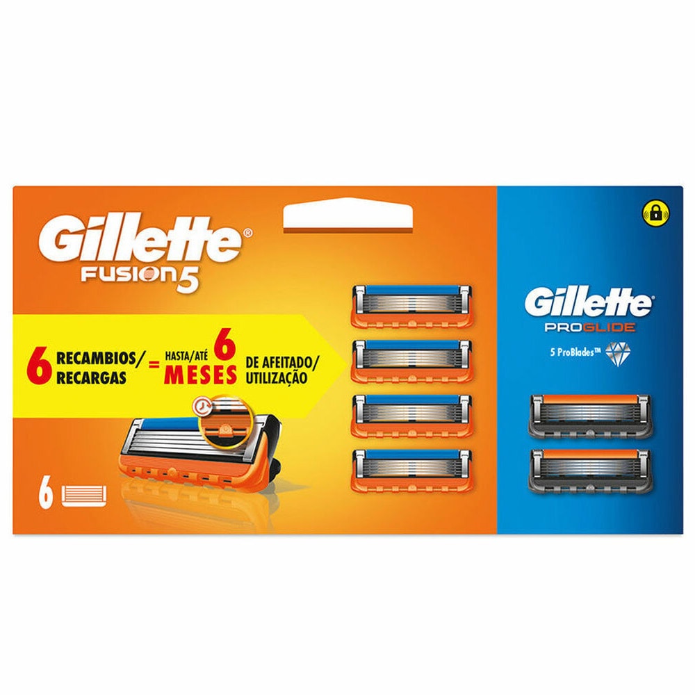 Gillette Fusion5 Power barberblader – 6-pakning