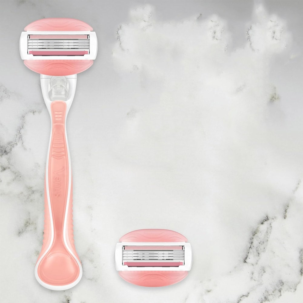 Gillette Venus Canarias barbersett med 4 barberblader