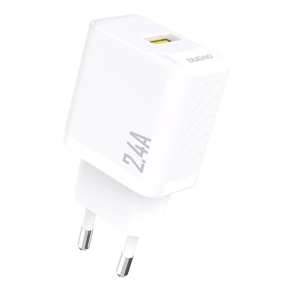 Dudao USB-vegglader 2,4A  – hvit