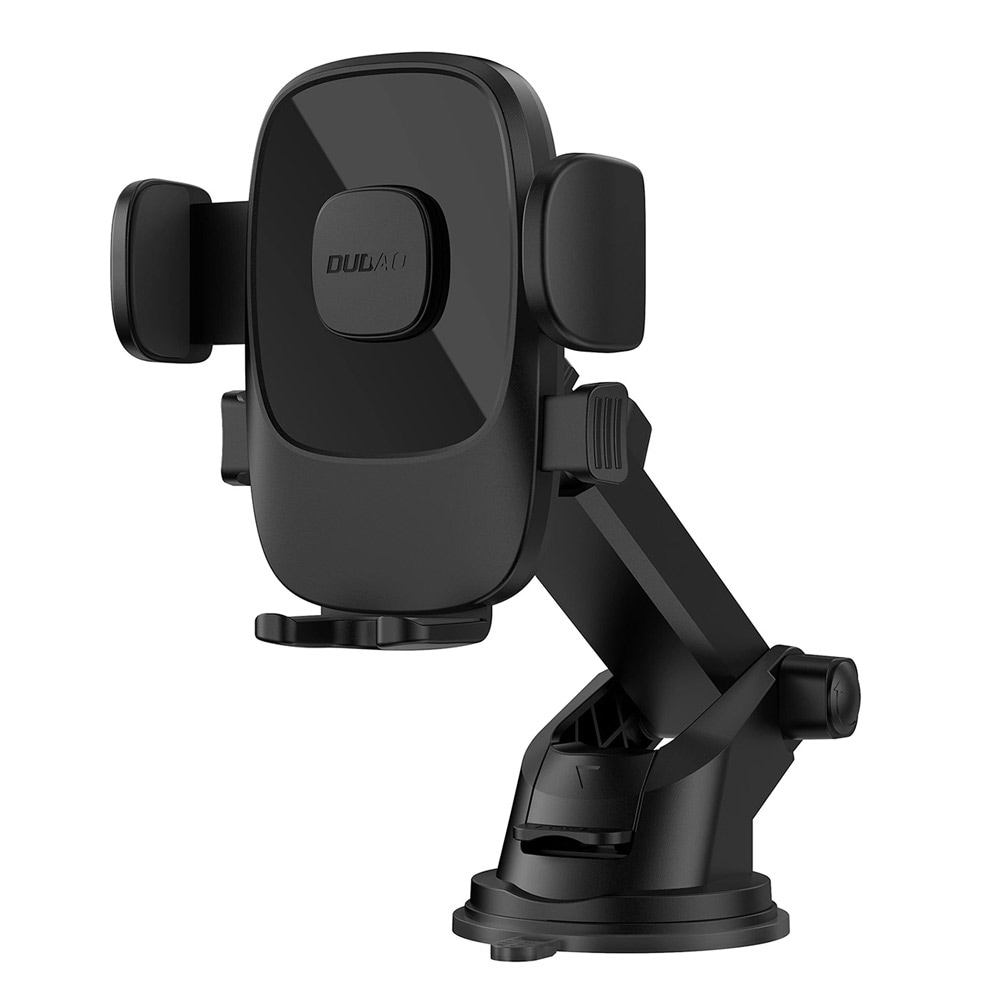 Dudao mobilholder med sugekopp og 360° rotasjon – Svart