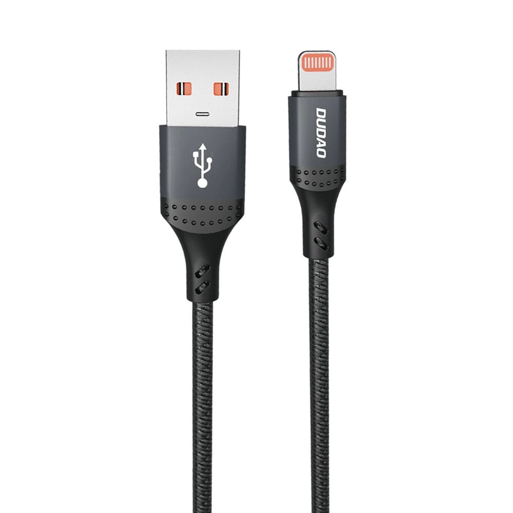 Dudao USB-A–til–Lightning-kabel 1,2 m 30W  3 A – Svart