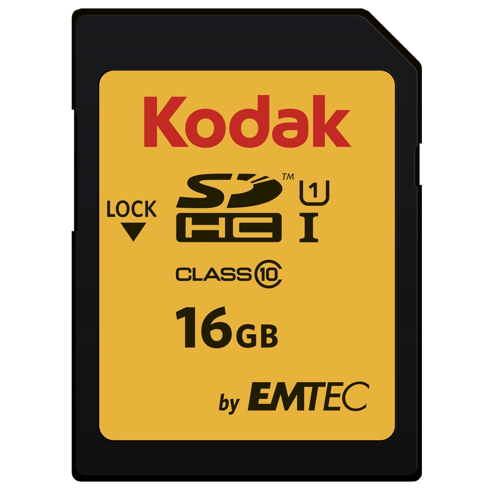 Kodak SDHC 16 GB – UHS-I V10 A1 Klasse 10