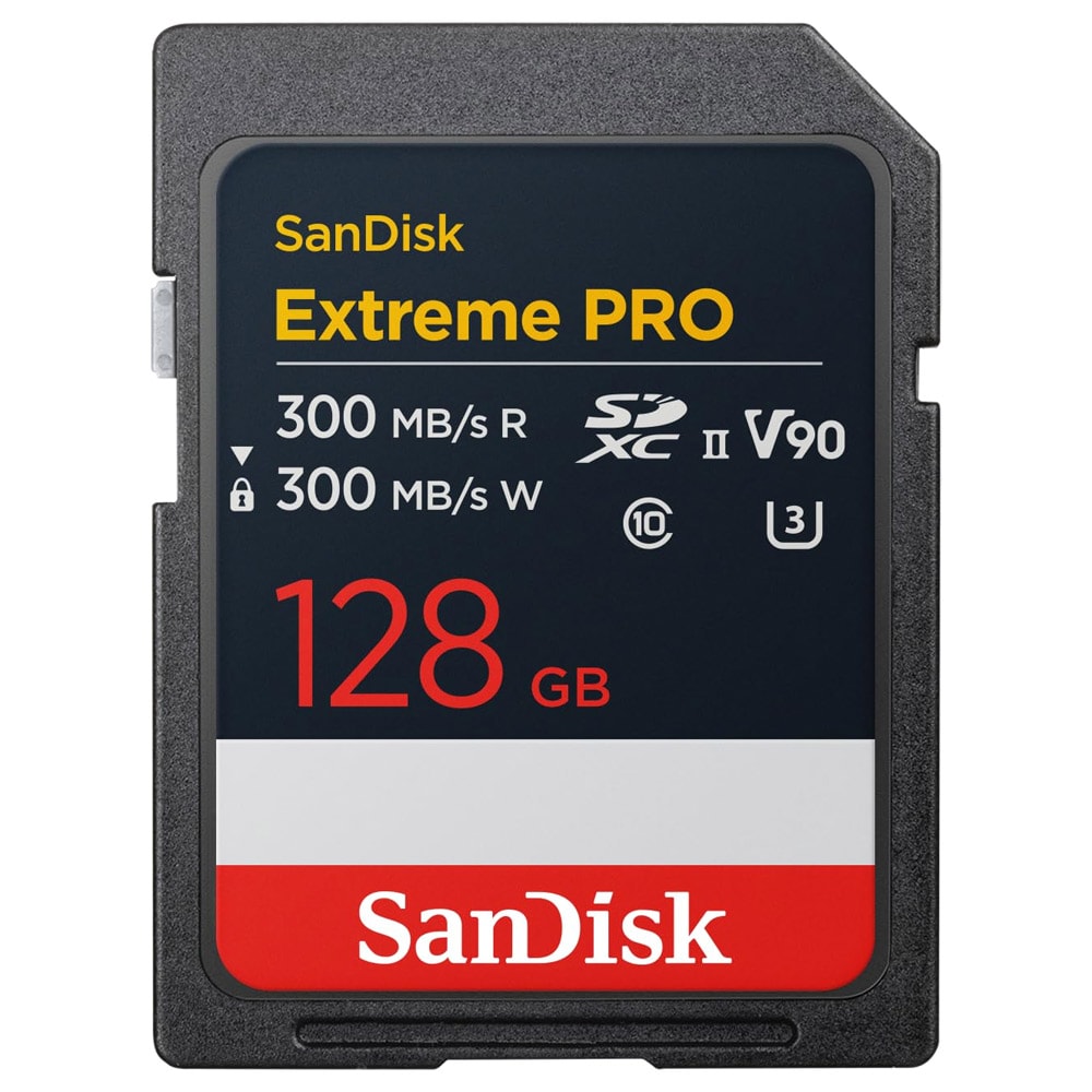 SanDisk Extreme PRO SDXC 128 GB UHS-II V90 klasse 10