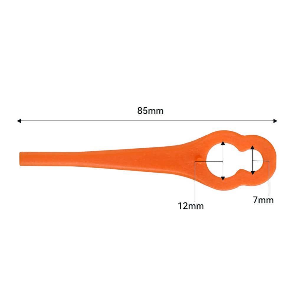 Trimmekniver i plast 85 mm - 50 stk