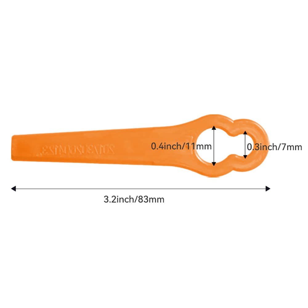 Trimmekniver i plast 83 mm - 50 stk