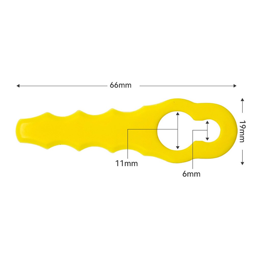 Trimmekniver i plast 66 mm - 50 stk