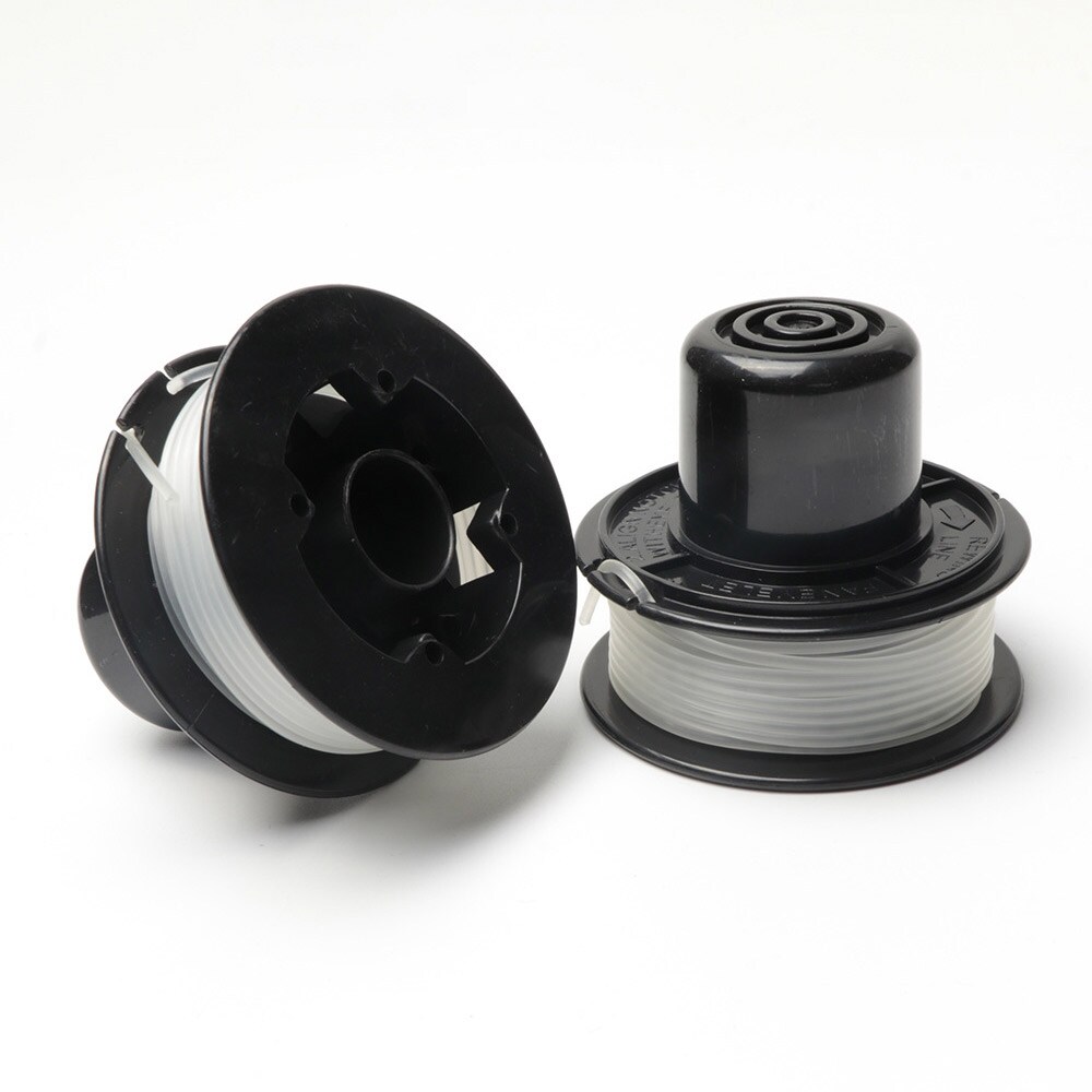Trimmerspole til Black & Decker RS136 - 4-pakning + hette + fjær
