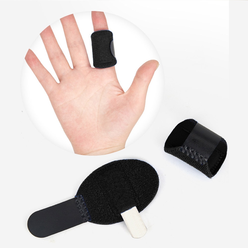 Fingerstøtte med festebånd 2-pk