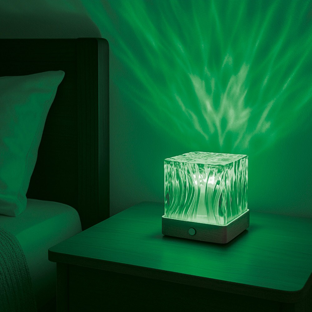 Aurora LED-lampe med fjernkontroll – 16 farger & USB-C