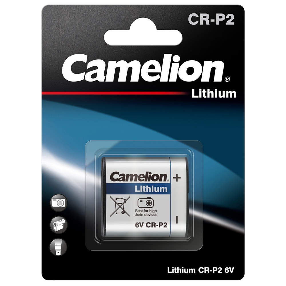 Camelion CR-P2 litiumfotobatterier 1-pk