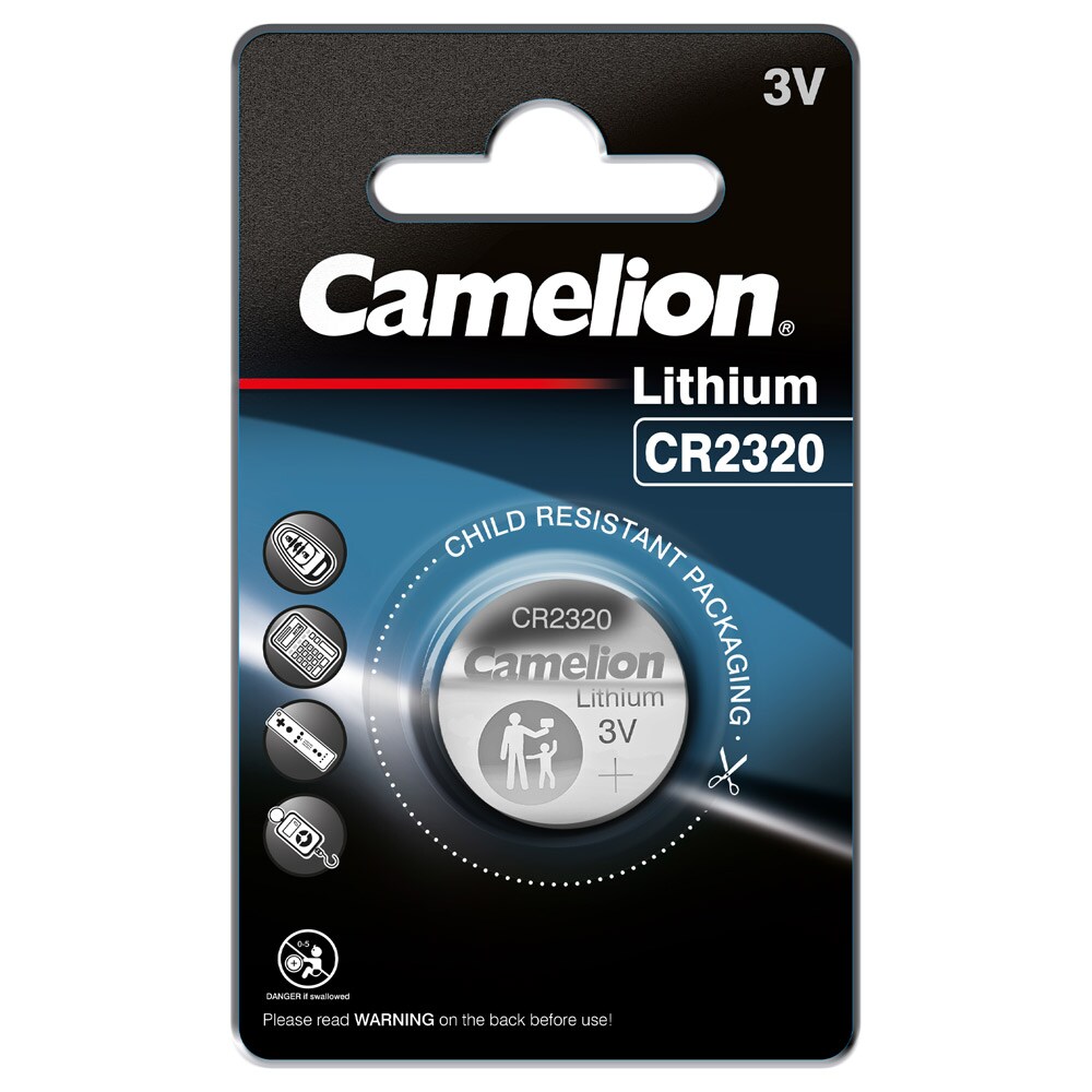 Camelion CR2320 litium knappcellebatteri 3V 130mAh 1-pk