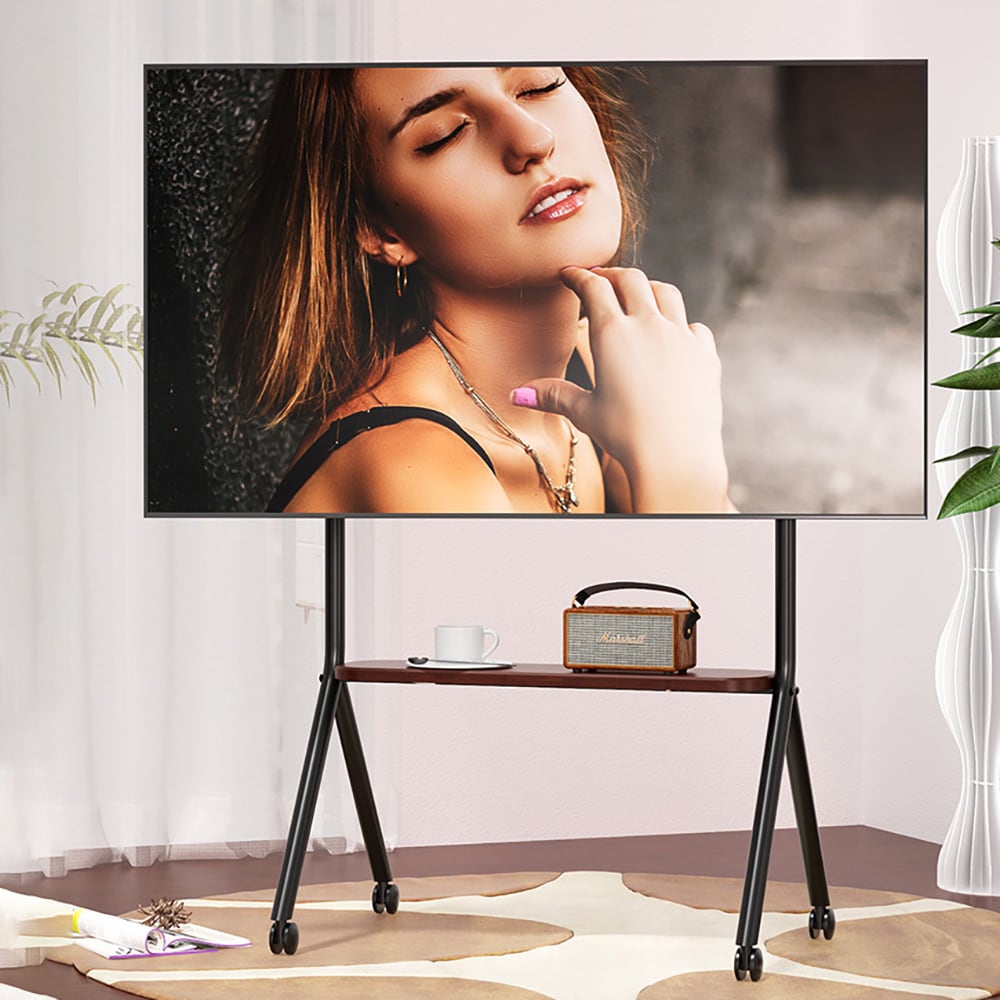 Gulvstativ med hjul for TV 32-75" opp til 120 kg