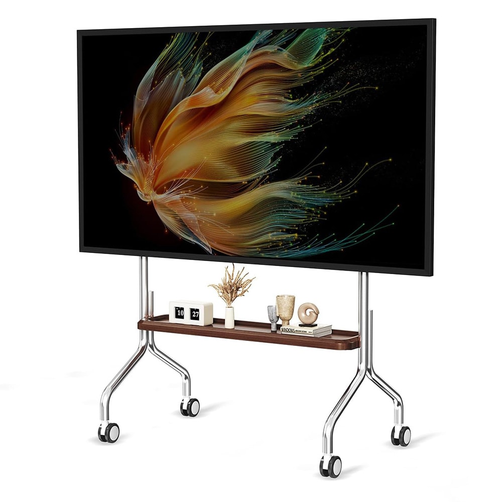 Gulvstativ med hjul for TV 32-75" opp til 60 kg