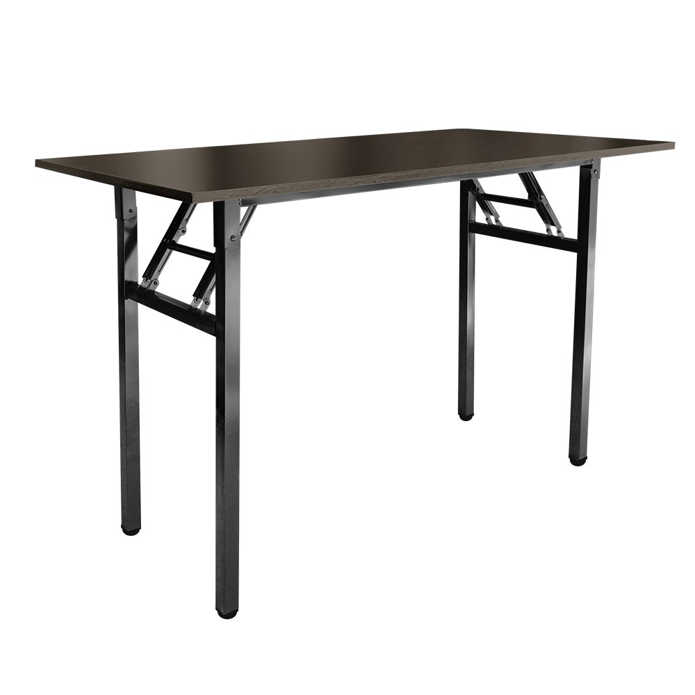 Sammenleggbart skrivebord 120x60x75cm - Svart Valnøtt
