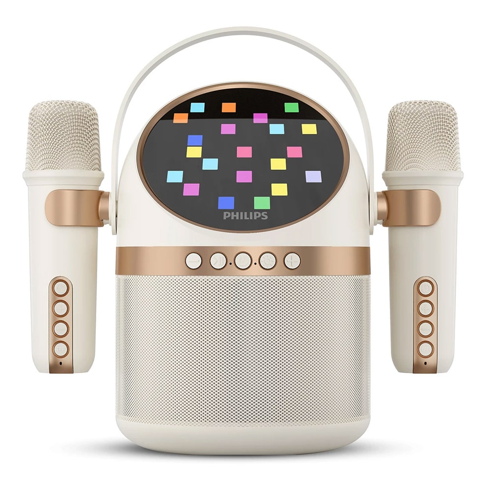 Philips Trådløs karaokehøyttaler med 2 mikrofoner TAS2509WT/00