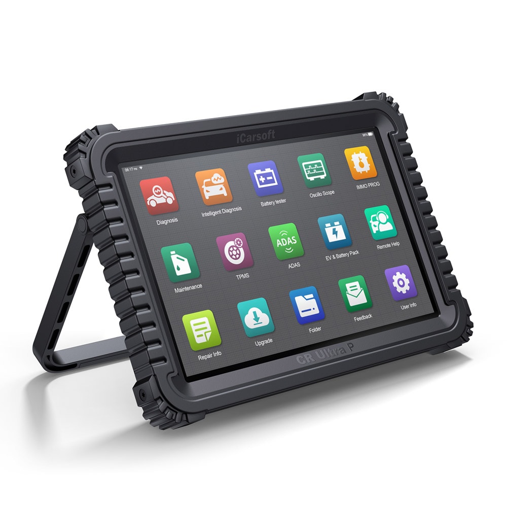 iCarsoft CR Ultra P Performance med J2534-støtte og 10,1" HD-berøringsskjerm