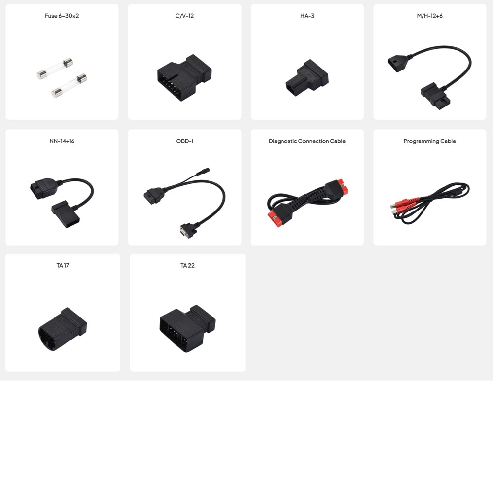 iCarsoft CR Ultra P Performance med J2534-støtte og 10,1" HD-berøringsskjerm
