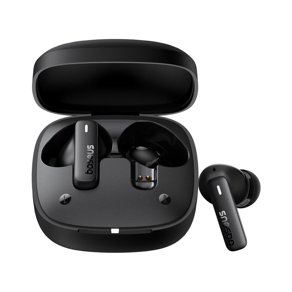 Baseus Bowie E19 True Wireless-hodetelefoner – Svart