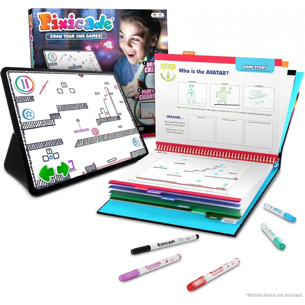 Abacus Pixicade Game Maker - Lag dine egne spill fra tegningene dine