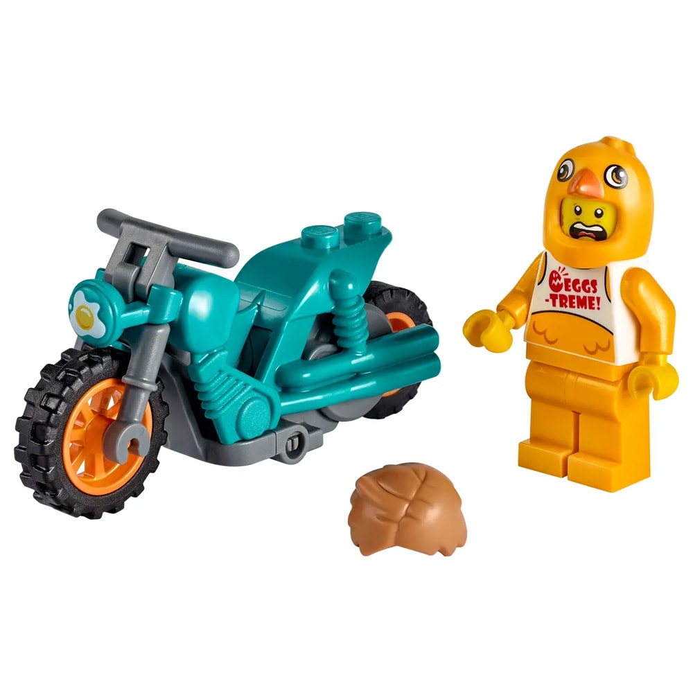 LEGO City Stuntz stuntsykkel med kylling 60310