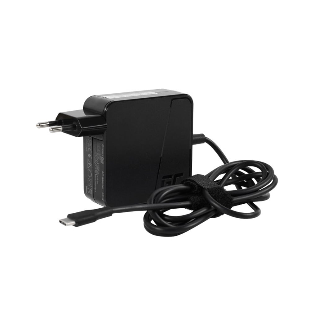 Green Cell PRO 65W USB-C-lader til bærbar PC, nettbrett og mobil