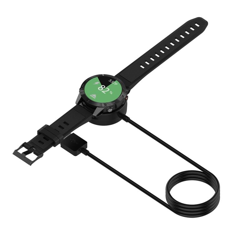 Ladekabel med USB-C til Garmin Fenix 8 / 7X / 6S Pro - Svart
