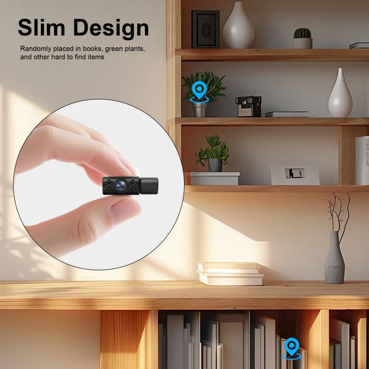 Minikamera med 1080P HD WiFi-videoopptak - Svart