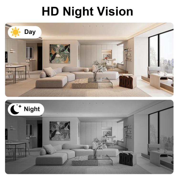 Minikamera med 1080P HD WiFi-videoopptak - Svart