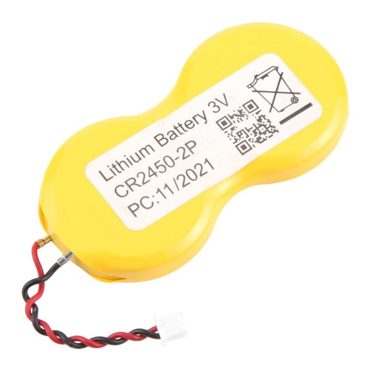 CR2450-2P knappcellebatteri 3V 1100mAh med kabel