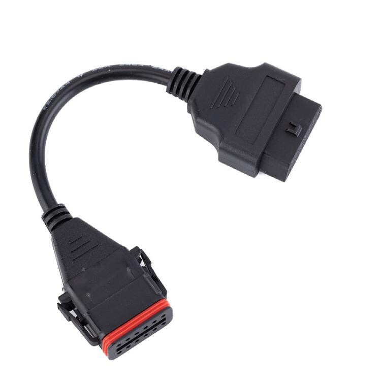 OBD-kabel 12-pins til 16-pins for Komatsu/Cummins