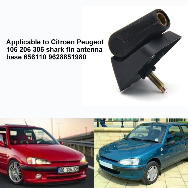 Antennesokkel for Citroen / Peugeot - Erstatter 9628851980 - Svart