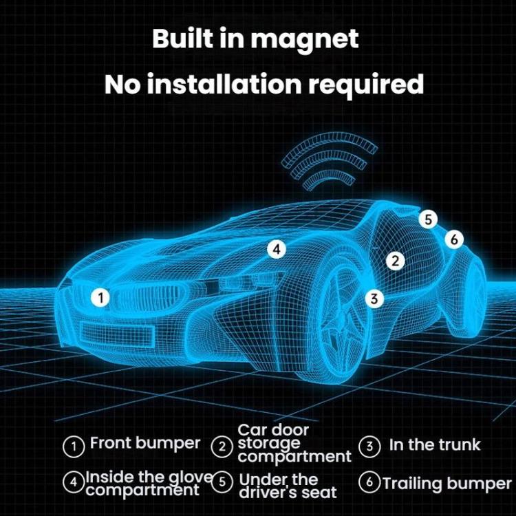 GPS-sporingsenhet med sterk magnet