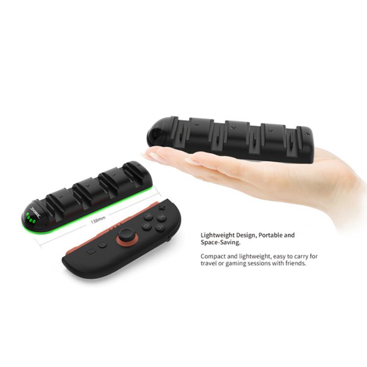 Ladestativ for Nintendo Switch 2-kontrollere - Svart