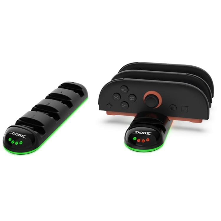 Ladestativ for Nintendo Switch 2-kontrollere - Svart