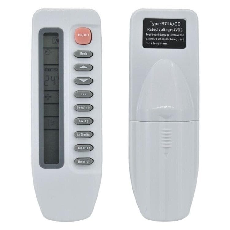 Fjernkontroll R71a/E R71/E R71a/Ce R71/Ce for Midea klimaanlegg