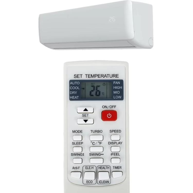Fjernkontroll YKRH102 YKR-H/102E til AUX Klimaanlegg