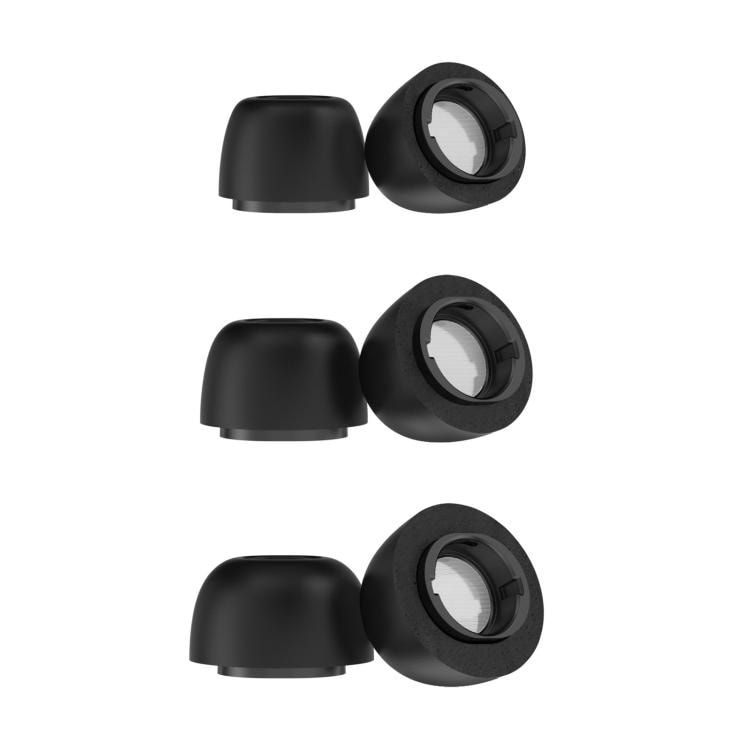 Ørepropper av skum til Samsung Galaxy Buds3 Pro Størrelse: S+M+L - Svart