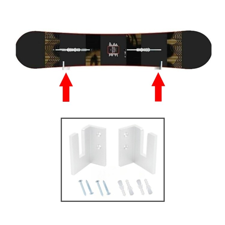 Veggfeste for skateboard i akryl