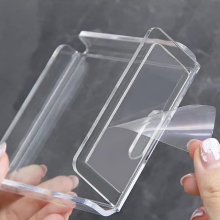 Vegghyller i gjennomsiktig plast 10,2x10,2x4,5 cm, 2-pk