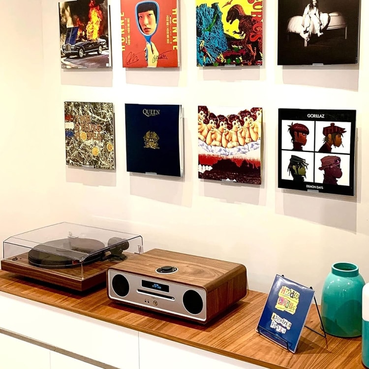 Vegghylle for vinylplater 6-pakning