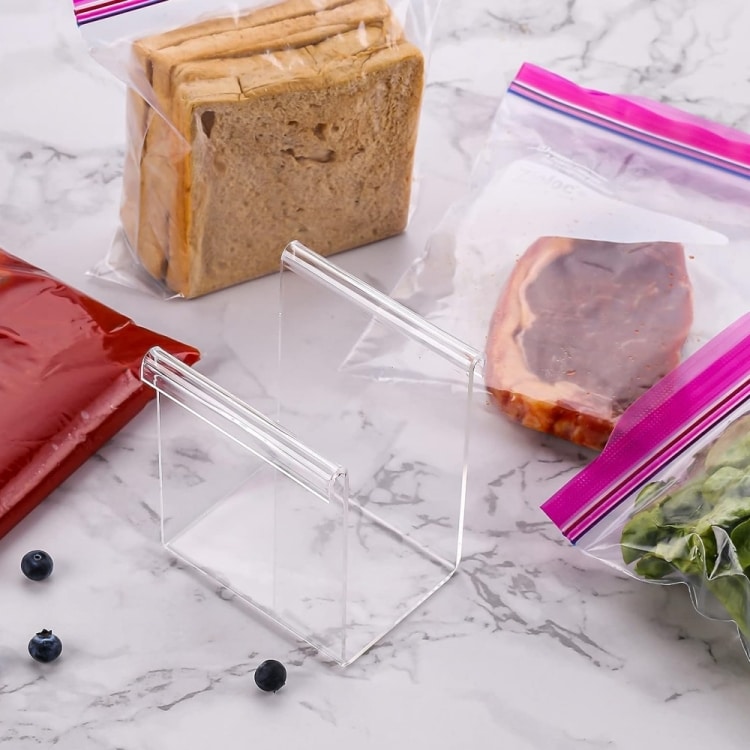 Holder for plastposer med glidelås 2-pk